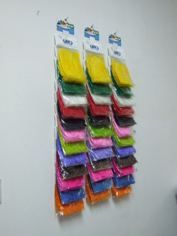 Comprar Pacote de Penas Coloridas Pompéia - Comprar Pacote de Penas Coloridas