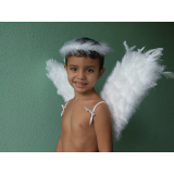 asa de anjo branca fantasia preço Vila Marcelo