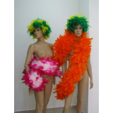 boá de plumas carnaval Rondônia