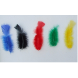 pacotes de penas coloridas para artesanato preços Pacaembu