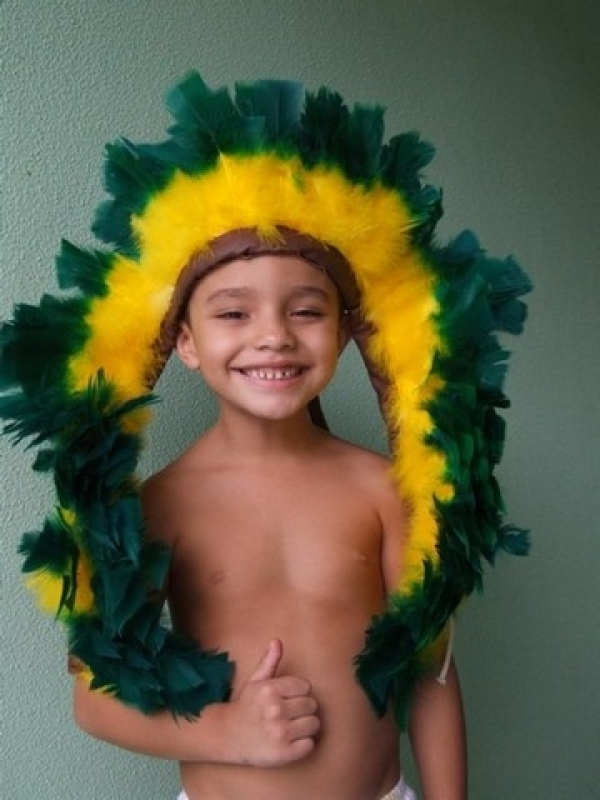 Venda de Fantasia de índio Brasileiro Limeira - Venda de Fantasia de índio Infantil